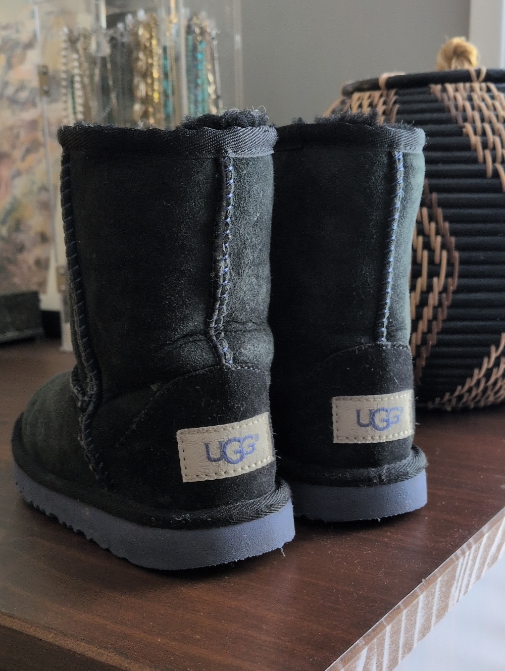 UGG Classic Short II Boot - Toddler / Little Kid - Black - Size 9